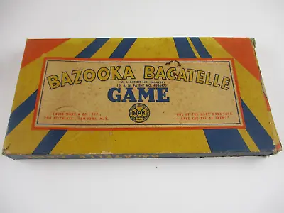 Bazooka Bagatelle Game Vintage Marx Toys • $150