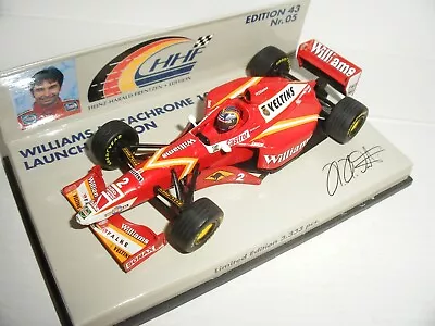 1/43 Minichamps 511 984392 - 1998 Williams Mechachrome Frentzen Launch- Nr. Mint • £19.99