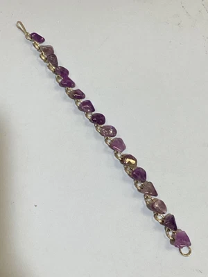 £19.99 • Buy Rough Cut Amethyst Bracelet