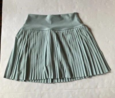 $59.99 • Buy ALO Grand Slam Tennis Skirt Women’s Athletic Yoga Chalk Blue Size Medium EUC
