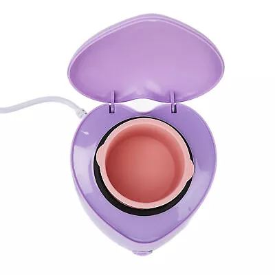 Mini Wax Heating Machine Heart Shaped Silicone Inner Pot Easy Cleansing Wax HPT • $26.91