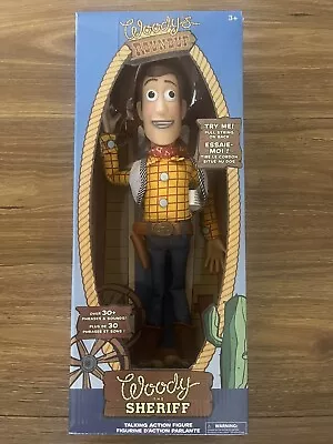 Toy Story Sheriff Woody Doll Kid Baby Soft Talking Action Figures Toy • $60