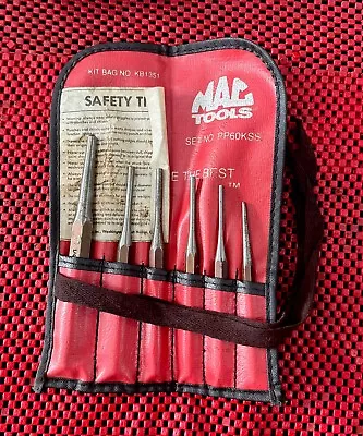 Mac Tools 6pc Pin Punch Set With Pouch PP60KSS W Kit Bag KB1351 USA Made • $64.95