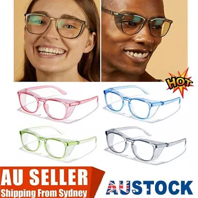 Safety Goggle Glasses Clear Goggles Anti Fog Protective UV Protection Unisex CZ • $10.05