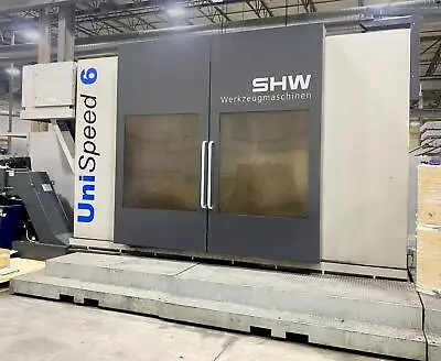 SHW 6-Axis CNC Horiz/Vert Machining Center UniSpeed 6 Siemens CNC 50 Taper • $425000