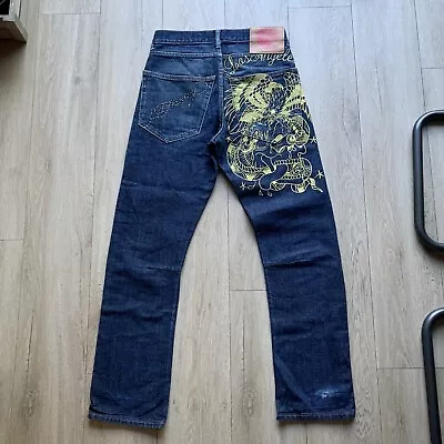 Ed Hardy Jeans 2008 Size 30x32 Women’s By Christian Audigier Los Angeles Dragon • $62.20