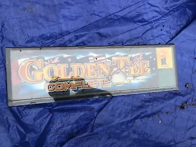 Golden Tee Fore! Complete Arcade Marquee And Glass Rare Nice Shape Golf Machine • $50