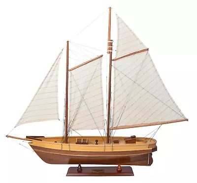 The America Schooner Wooden America's Cup Yacht Model 33  Fully Built Sailboat • $238