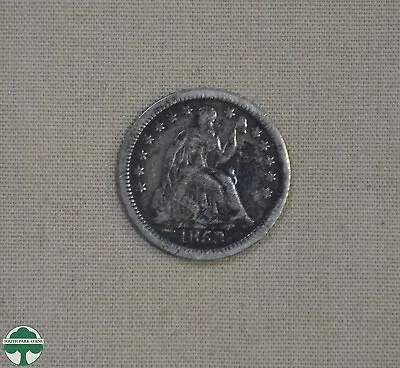 1853-o  Seated Half Dime - Fine Details • $8.50