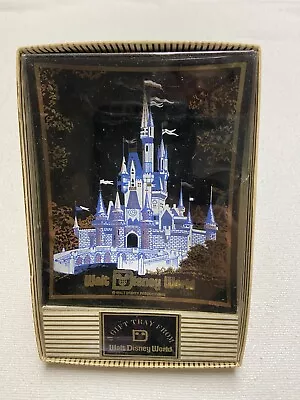 Vintage Walt Disney World Gift Tray Souvenir Cinderella Castle 1970s NIB  Origin • $12.99