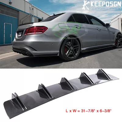 For Mercedes-Benz E63 C63 AMG W212 W211 Carbon Fiber Rear Lip Bumper Diffuser  • $45.11