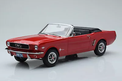 Ford Mustang Convertible 1966 Red Norev 1/18 • $74