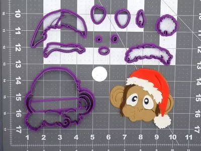 Christmas - Monkey Head 266-E344 Cookie Cutter Set • $7