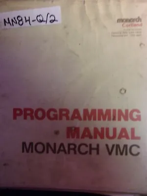 Monarch VMC Programming Manual Fanuc 11MA/11MF 88029 PRG F2 • $39.99