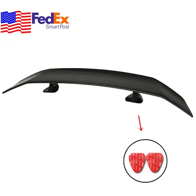 Universal 53  Race GT Style Car Rear Spoiler Trunk Wing Glossy Black USA Stock • $111.89