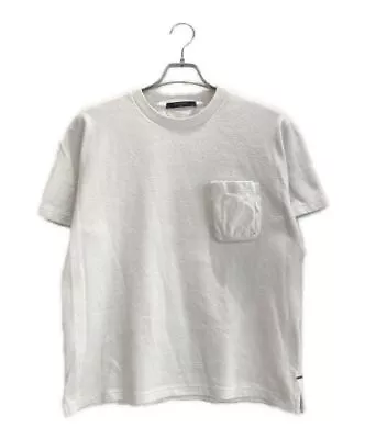 LOUIS VUITTON Men's Short Sleeve T-Shirt 3D Monogram Pocket Shirt White Ita/9850 • $838.86