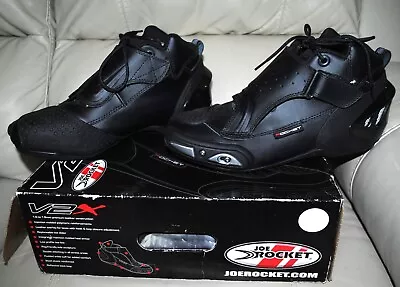 Joe Rocket Velocity V2x Black Motorcycle Riding Street Shoe Boots Mens Size 9 Us • $65