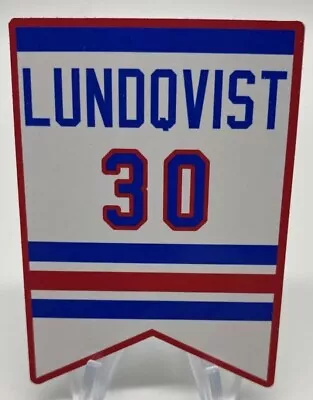 Jersey Retired Number Mini Banner Sticker NEW YORK RANGERS You Pick From List • $2.68