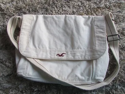 Vintage Hollister Tote Messenger Bag Flap OverSized Adjustable Shoulder Strap • £22.79