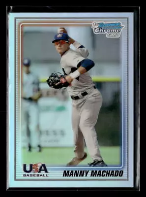 Manny Machado #'d /777 - 2010 Bowman Chrome 1st 18U USA Baseball Refractor SP • $49.99