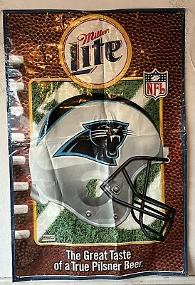 Carolina Panthers Miller Lite Vinyl Banner - LARGE Sign 4' X 6' - NFL Football • $39.99