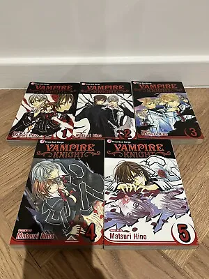 Vampire Knight Manga Vol 1-5 English  • £19.99