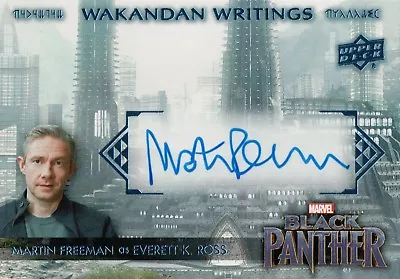 Black Panther Martin Freeman ‘Everett K. Ross Wakandan Autograph Card WW-ER • $127.87