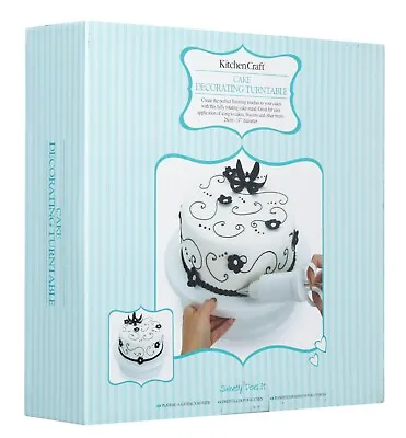 Kitchen Craft Sweetly Does It Revolving Cake Icing Decorating Stand Turntable • £11.99