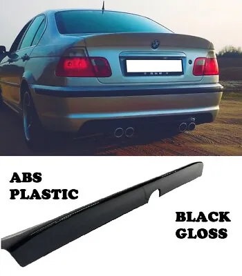 Bmw E46 Csl Lip Spoiler CSL M3 ABS Plastic 4 Doors Trunk Spoiler Lip Csl Style • $94