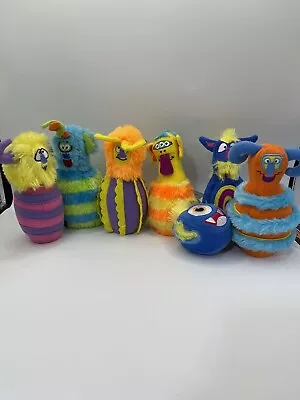 Melissa And Doug Monster Bowling Plush 6 Pins And Ball Plush • $4.99