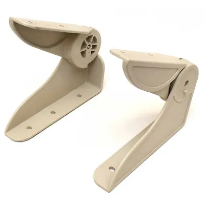 Moeller Boat Folding Seat Hinge 305966-12 | Beige Plastic (Set Of 2) • $46.14