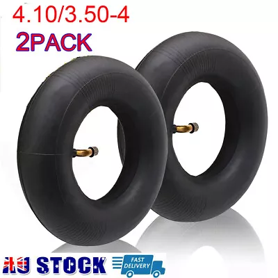 2 PCS Inner Tube 4.10/3.50-4 For 10  Air Pneumatic Wheel Bent Valve Wheelbarrow • $15.99