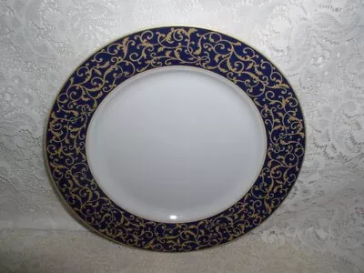 Mikasa Parchment Cobalt Porcelain Salad Dessert Plate • $14