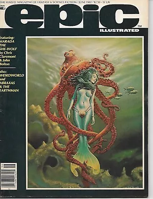 1982 EPIC ILLUSTRATED #12 John J Muth FRANK BRUNNER • $16.89