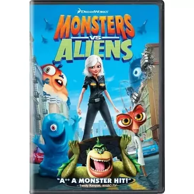 Monsters Vs. Aliens (DVD 2009) ~Very Good • $6.99