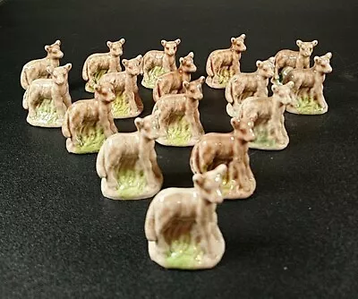 Wade Figure Lamb Set Of 16 Figures English Vintage 4cm Tall Animal Ornament • £1.61