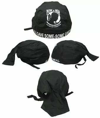 POW MIA All Gave Some-Some Gave All On Rim Do Rag Doo Rag Skull Cap Head Wrap • $8.88