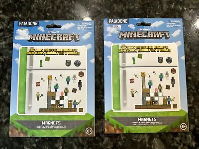 Minecraft Build A Level Magnets Set Of 84 - 2 Sets Available Brand New Fast Ship • $24.99