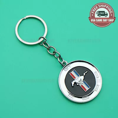 3D Ford Mustang GT Logo Car Home Alloy Key KeyChain Fob Ring Gift Decorate Sport • $9.99