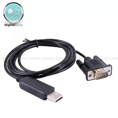 USB 2.0 To DB9 Serial 9-pin RS-232 Adapter Cable Genuine FTDI Chipset • £14.89