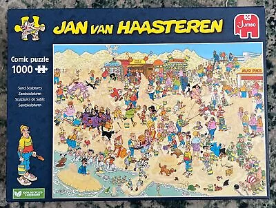 Jumbo Jan Van Haasteren Sand Sculptures 1000 Piece Puzzle EXCELLENT CONDITION! • £7.50