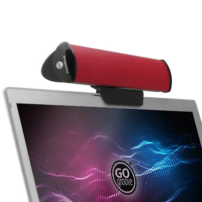 USB Laptop Speaker Bar With 2 High Excursion Drivers & Clip-On Design • $29.99