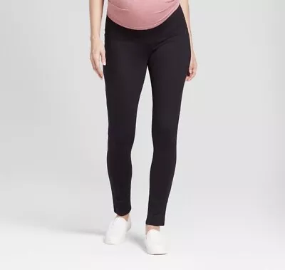 Ingrid & Isabel Women's Legging Maternity Pants Pull On Waistband Size XL Black • $19.99