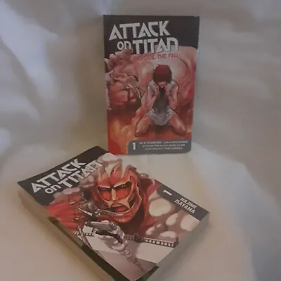 2 Attack On Titan Graphic Novel/ Manga Paperback Books Hajime Isayama • £5