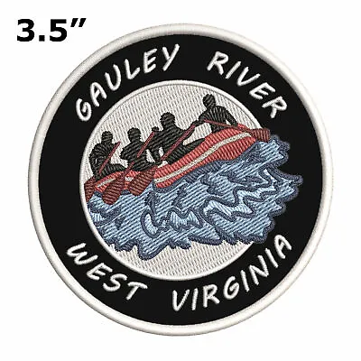 Gauley River West Virginia Patch Embroidered Iron-on Applique Water Rafting • $5.50