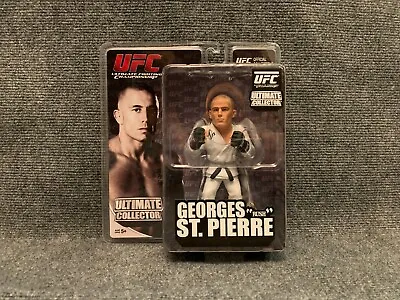 Georges St. Pierre (GSP) Ultimate Collectors Round 5 Series 7 Figure /w White Gi • $15