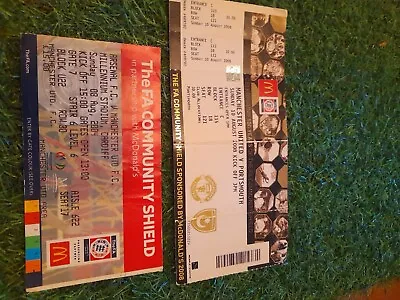 £1.99 • Buy Manchester United Charity Shield Football Tickets X 2