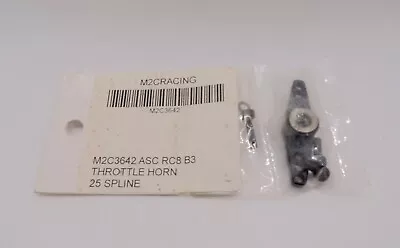 M2C Associated RC8B3 Aluminum Throttle Servo Horn (25T-Futaba/Orion/Savox) • $9.79