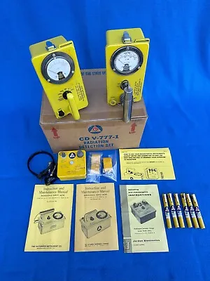 NOS! WORKING! Geiger Counter CD V-777-1 Radiation Detection Set Cold War Defense • $299