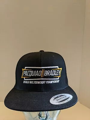 Manny Pacquiao Timothy Bradley Snapback Hat Cap World Welterweight Championship • $39.99